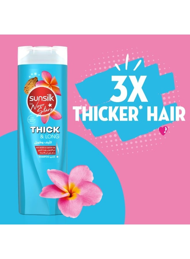 Sunsilk by Noor Stars Shampoo - Thick & Long - 400ml  - Image 3
