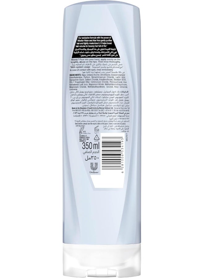 Sunsilk - Natural Recharge Micellar Volume Conditioner Clear 350ml - Image 1