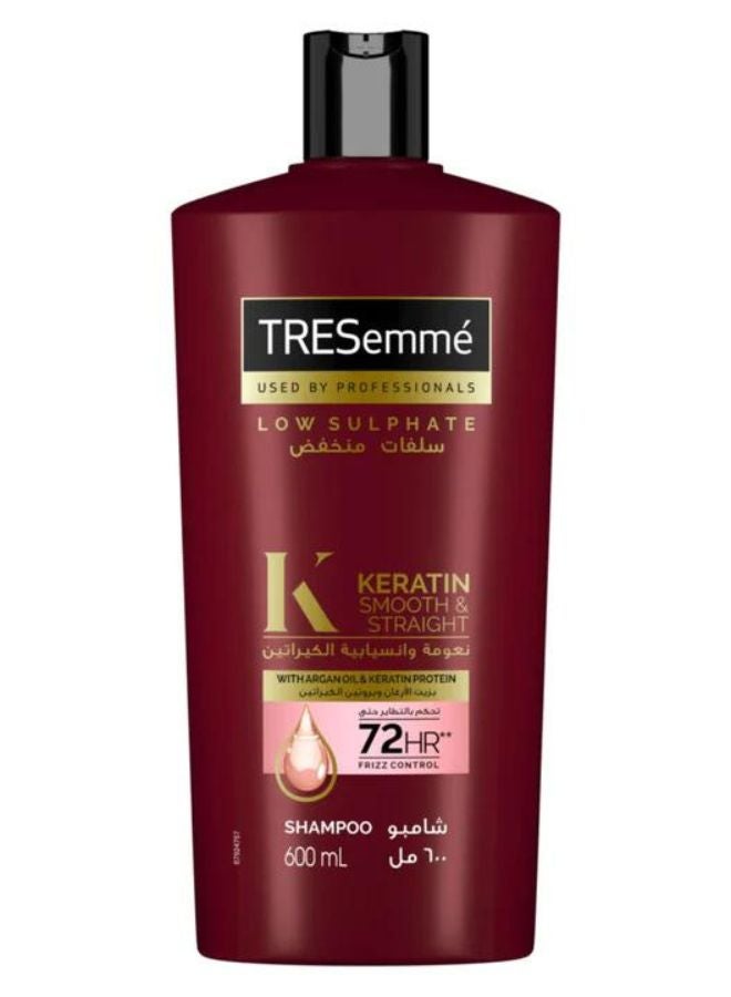 Tresemme - Keratin Smooth And Straight Shampoo Clear 600ml - Image 1