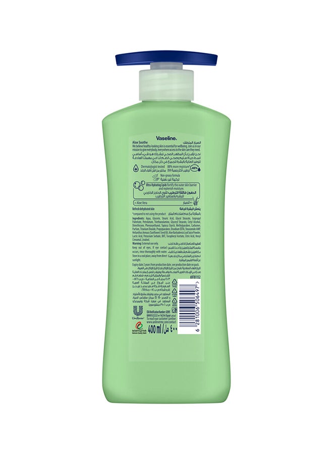 Vaseline - Intensive Care Body Lotion For Dry Skin Aloe Soothe 400ml - Image 1