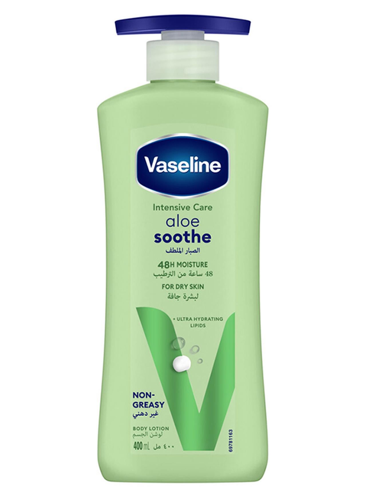 Vaseline Intensive Care Body Lotion For Dry Skin Aloe Soothe 400ml