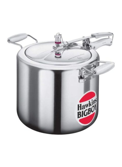 BigBoy Pressure Cooker With Handle Silver 18Liters