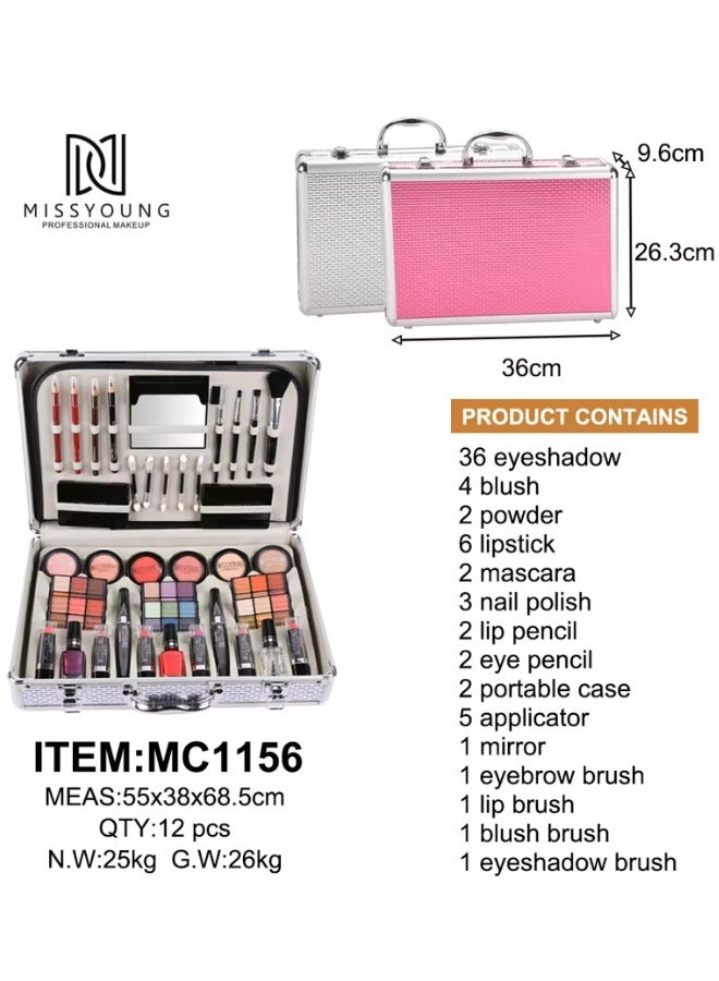 Make Up Kit Silver/Pink - pnsku/N42265052A/45/_/1728646332/d78ea94e-bbd1-492f-8cac-50484b5396dd