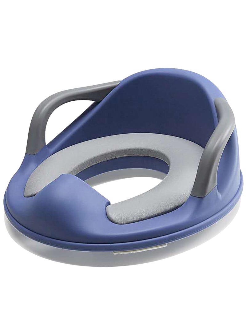 Potty Trainer Cushioned Seat Durable For Baby With Cushion And Handles - Blue - pnsku/N42300178A/45/_/1705898024/17e8ee5e-7dce-4488-aeb7-a9f813f5b5c0