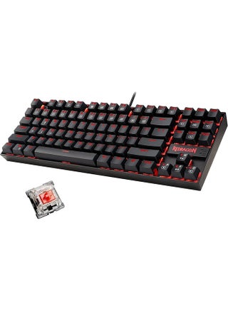 K552-2 87 Keys 60% Small TKL Mechanical Gaming Keyboard Black Red Led Backlit - pnsku/N42302518A/45/_/1728551712/ed2bee99-321b-4d35-a259-5d1372725865