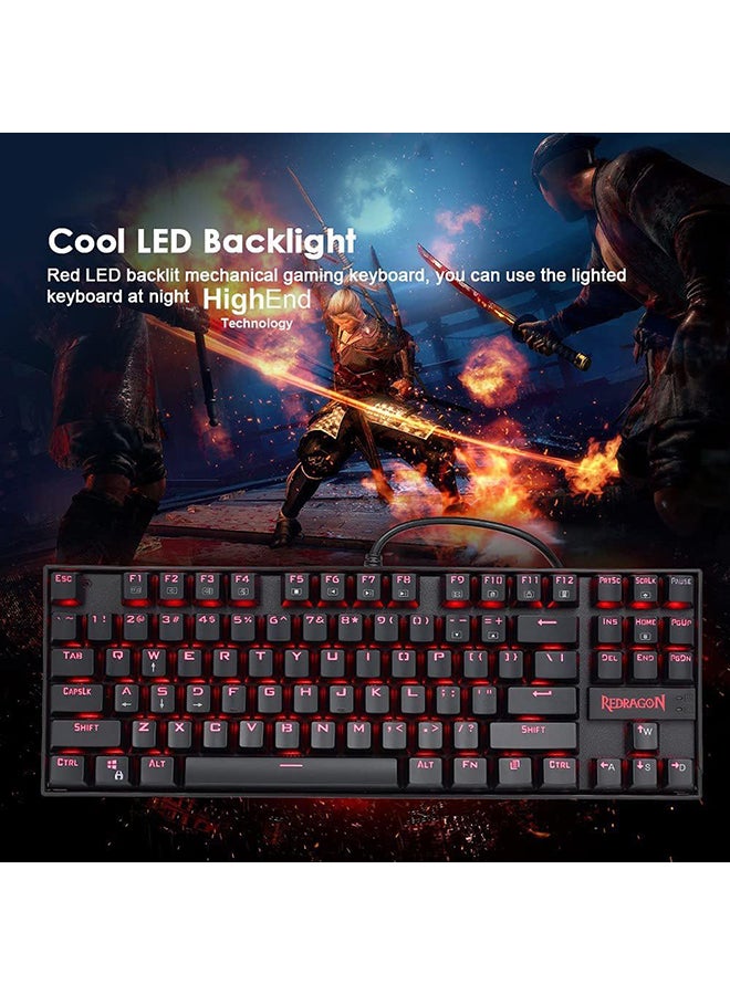 Redragon K552-2 87 Keys 60% Small TKL Mechanical Gaming Keyboard (Black Red Led Backlit) - pnsku/N42302518A/45/_/1728551713/9a72537d-f969-4fca-a219-b81eb1b6017c