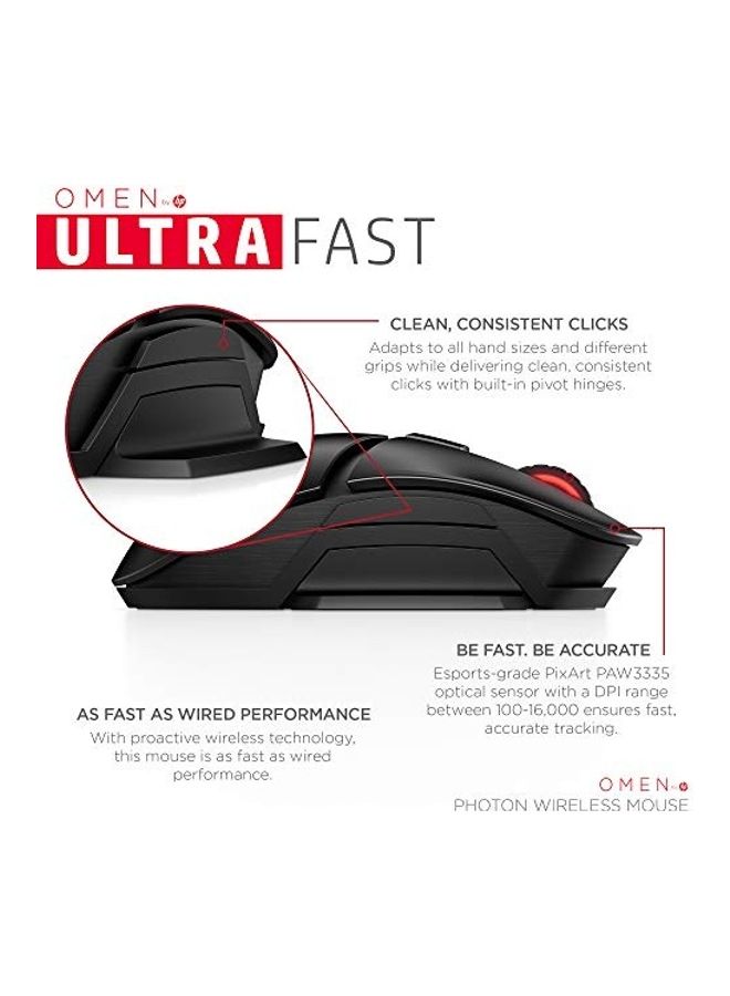 HP Photon Qi Charging Wireless Gaming Mouse - Image 3