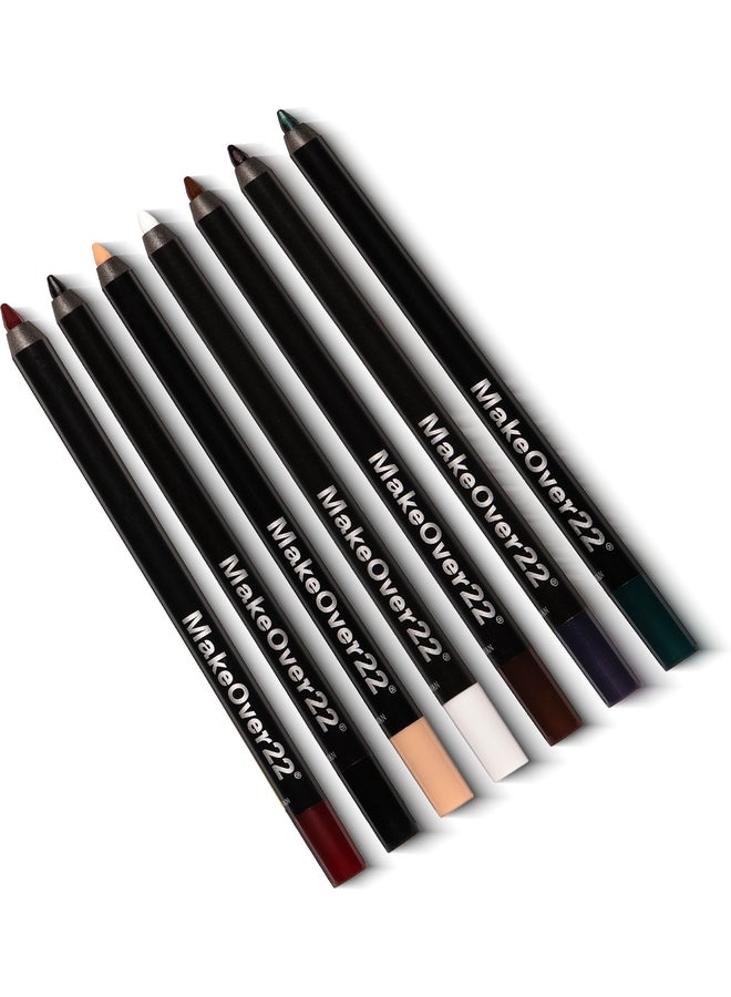 MAKE OVER 22 Kohl Waterproof Kajal White - Image 3