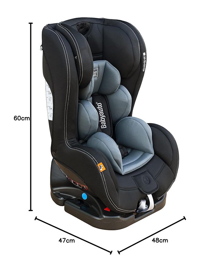 Babyauto - Taiyang Reclining Baby Car Seat, From Birth To 12 Years, 0 - 36 Kg,Group 0+123 - Black With Grey Insert - Image 1