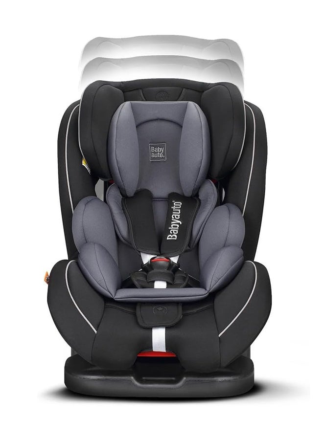 Babyauto - Taiyang Reclining Baby Car Seat, From Birth To 12 Years, 0 - 36 Kg,Group 0+123 - Black With Grey Insert - Image 1