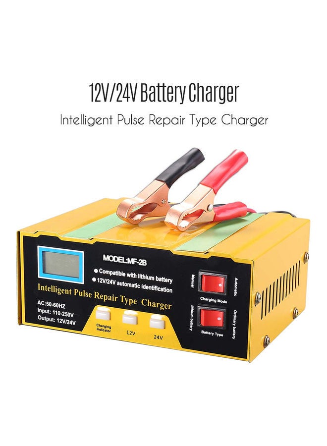 شاحن بطارية 12 فولت/ 24 فولت شاحن ذكي من نوع إصلاح النبض مع شاشة عرض رقمية لبطارية دراجة نارية بخلايا سيارة مزود بقابس استرالي - Image 3