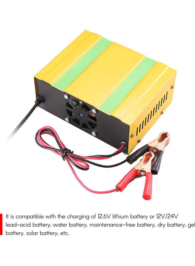 شاحن بطارية 12 فولت/ 24 فولت شاحن ذكي من نوع إصلاح النبض مع شاشة عرض رقمية لبطارية دراجة نارية بخلايا سيارة مزود بقابس استرالي - Image 4