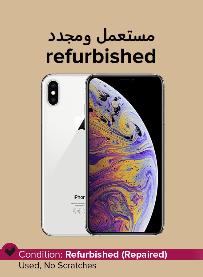 Refurbished - iPhone XS 256GB Silver 4G With Facetime - International Version