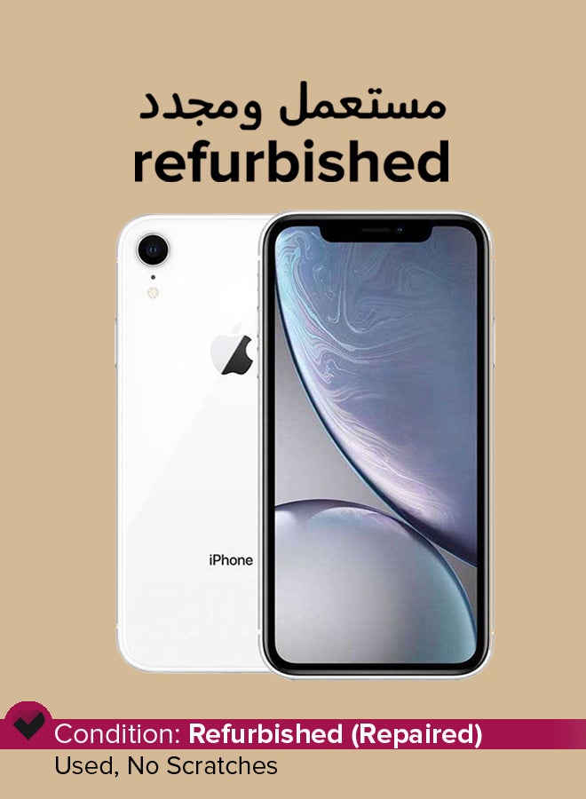 Apple Refurbished - iPhone XR 64GB White 4G With Facetime  - Image 1