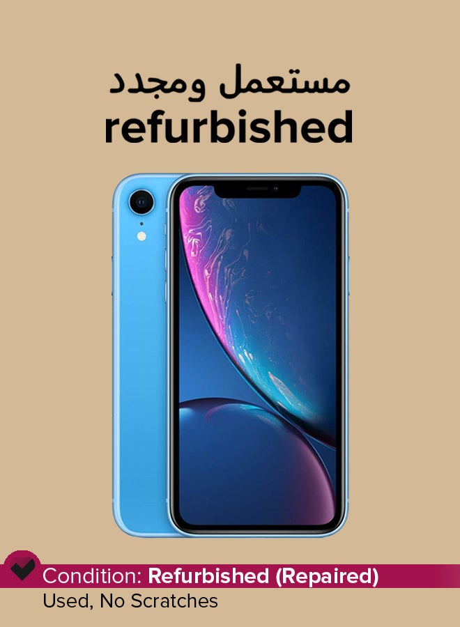 Apple Refurbished - iPhone XR 128GB Blue 4G With Facetime  - Image 1