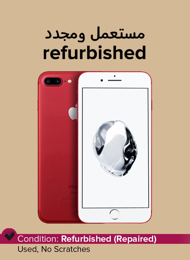 Apple Refurbished - iPhone 7 Plus 128GB Red 4G With Facetime - Image 1