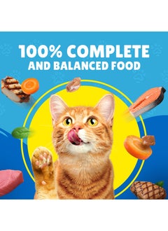 PURINA Friskies Salmon Tuna And Vegetables In Gravy Wet Cat Food 400grams  - Image 4