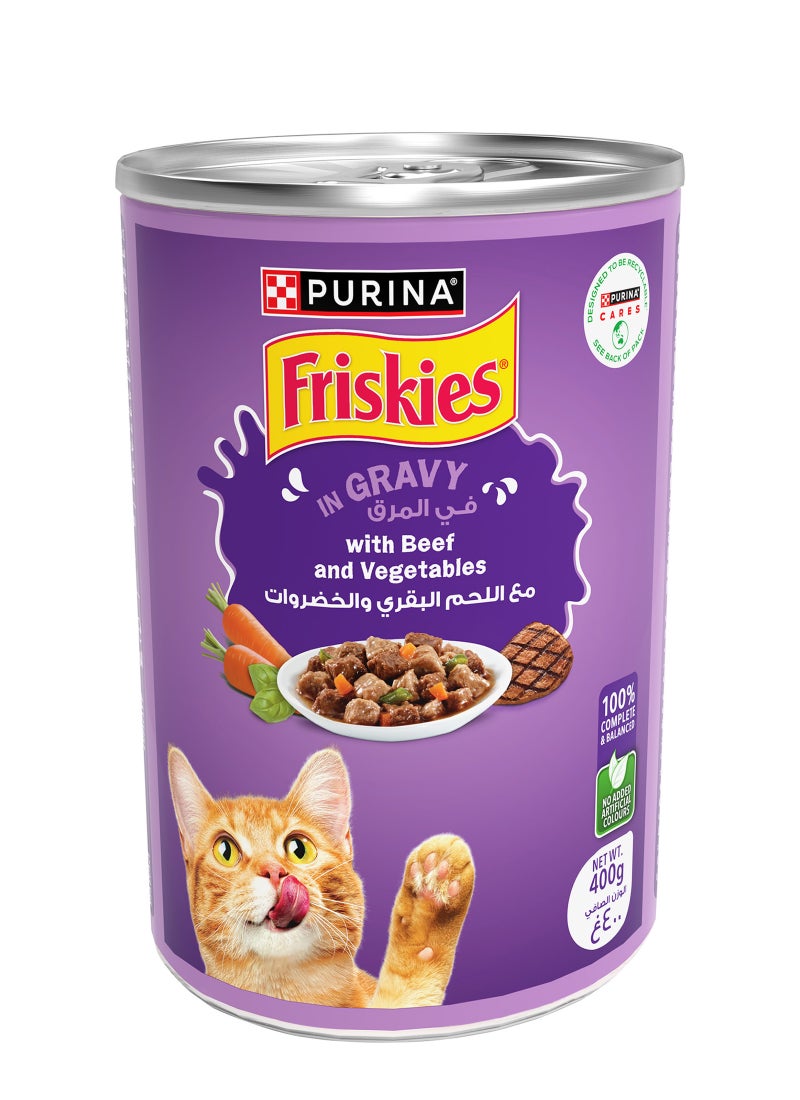 PURINA Beef And Vegetables In Gravy 400grams - Image 1