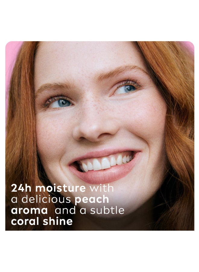 Labello Moisturizing Lip Balm, Peach Shine Peach Shine 4.8grams  - Image 3