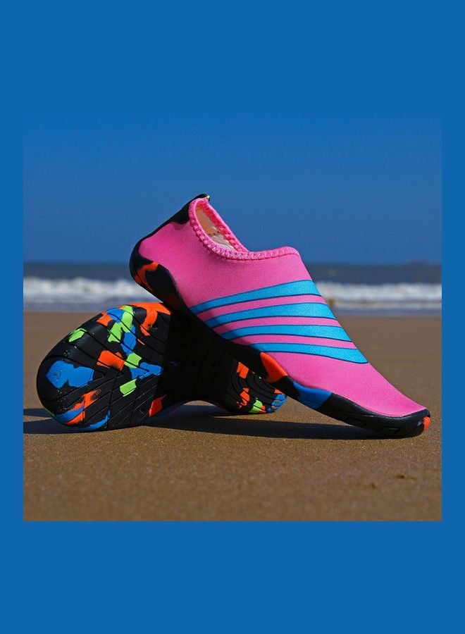 Beauenty Swimming Shoes Barefoot Water Sports Rose Red - Image 1