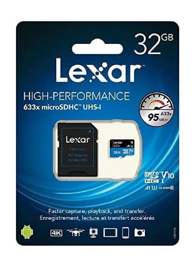 ليكسار - بطاقة TF سعة 633 × 32 جيجابايت، بطاقة Micro SD عالية الأداء - Image 1