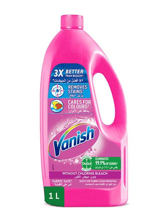 Vanish Fabric Stain Remover Liquid pink 1Liters  - Image 1