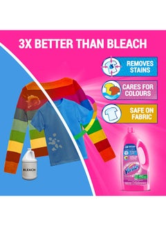 Vanish Fabric Stain Remover Liquid pink 1Liters  - Image 3