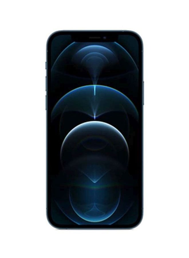 ابل  مجدد - هاتف آيفون 12 برو بذاكرة داخلية سعة 256 جيجابايت يدعم تقنية 5G مع تطبيق فيس تايم بلون أزرق محيطي - Image 2