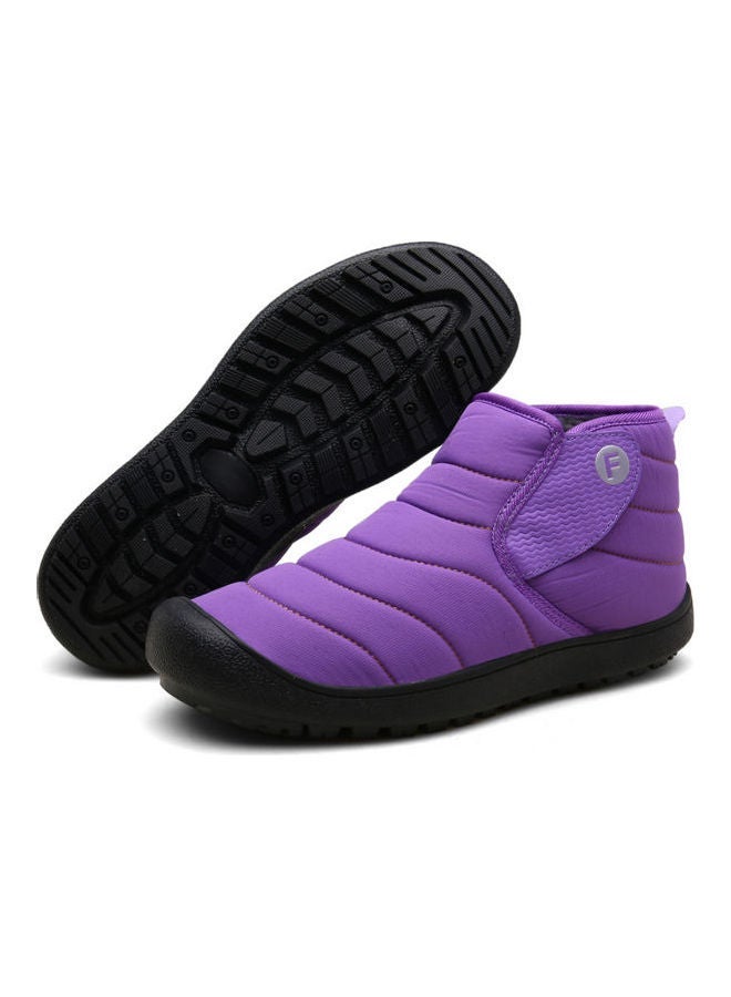 Beauenty Winter Slip-On Snow Boots Purple/Black  - Image 2