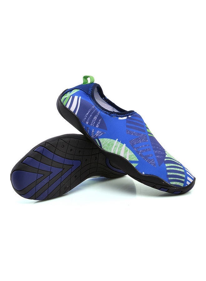 Beauenty Printed Slip-On Swimming Shoes Blue/Green/Black - Image 1