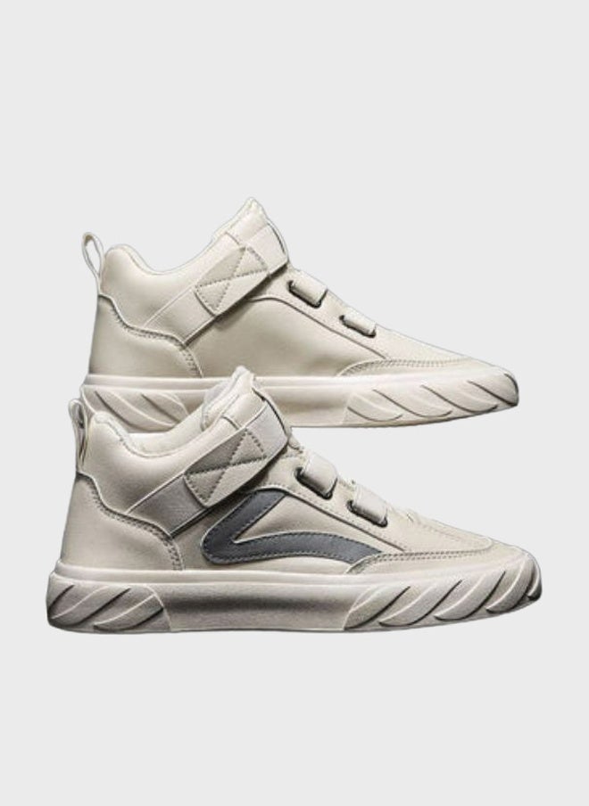 Beauenty Autumn Low Top Sneakers Beige/Grey - Image 1