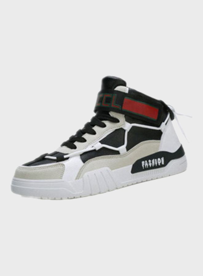Beauenty Autumn High Top Sneakers White/Black/Grey  - Image 5