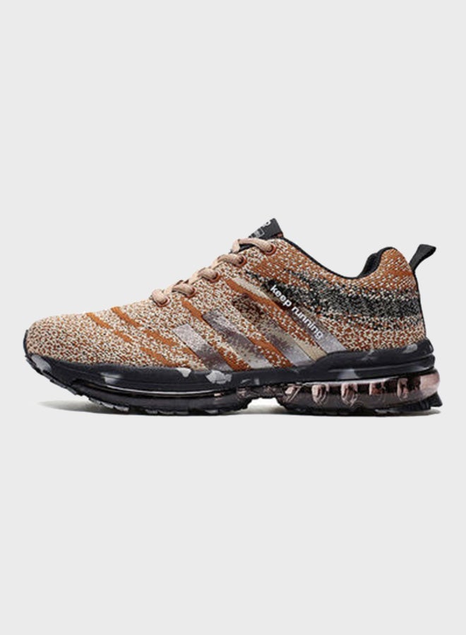 Beauenty Full Length Air Cushion Low Top Sneakers Beige/Brown/Black  - Image 4