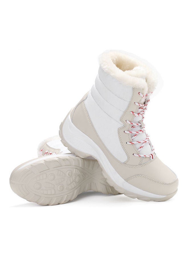 Beauenty Waterproof Effect Warm And Light Casual Boots White  - Image 1