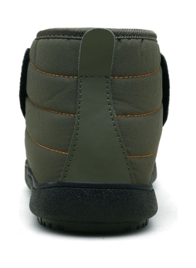 Beauenty Winter Plush Warm Snow Sneakers Green - Image 3