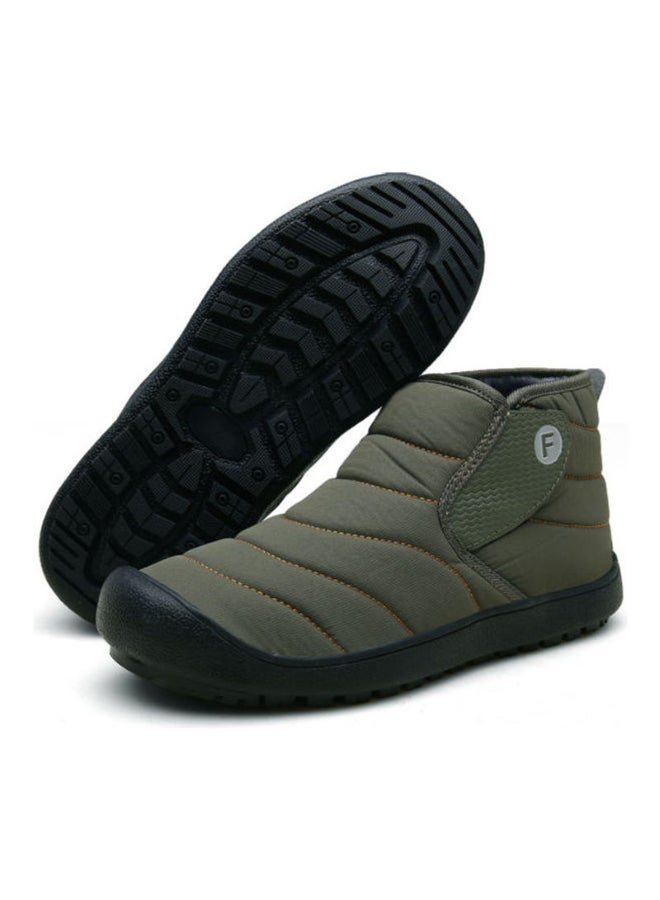 Beauenty Winter Plush Warm Snow Sneakers Green - Image 2