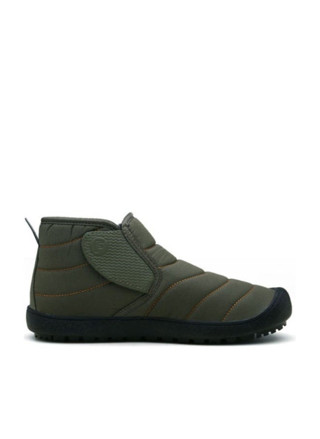 Beauenty Winter Plush Warm Snow Sneakers Green - Image 1