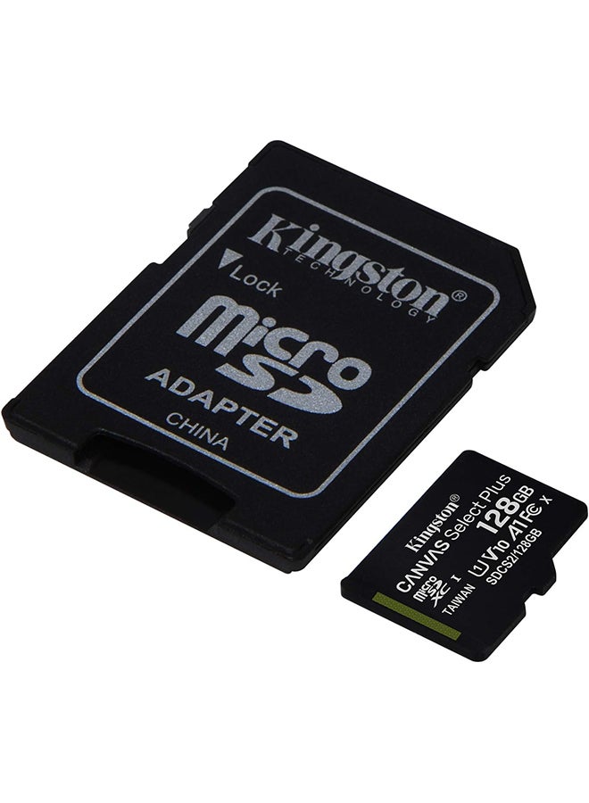 Kingston - Canvas Select Plus Micro SD With Adapter 128 GB - Image 1