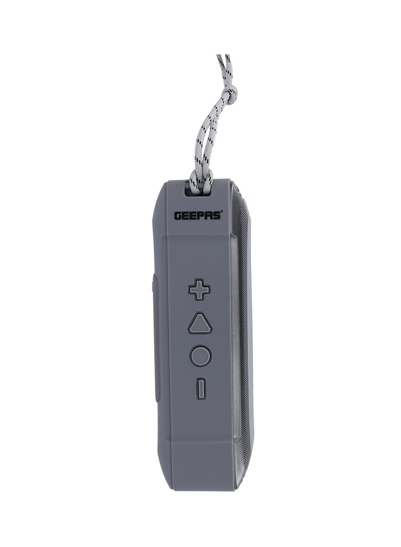 GEEPAS - Rechargeable Bluetooth Speaker with Multiple Functions (TF Card/ AUX/ USB/ TWS/ BT/ FM, Hands Free Calling), Black - Image 1