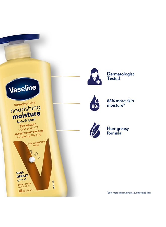 Vaseline - Intensive Care Body Lotion With Pure Oat Extracts Essential Healing Moisturising For Dry Skin And Hands White 725ml - Image 1