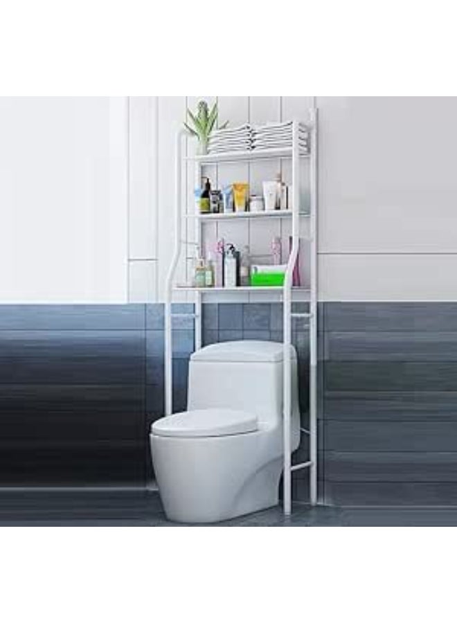 Biki 3 Tier Stainless Steel Washing Machine Rack White 152*25*47cm 