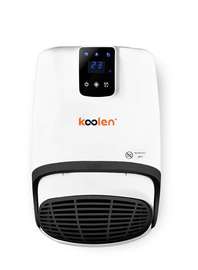 كولن - مدفأة غرفة تركب على الجدار بقدرة 2000 وات 2000 W 807102019 أبيض/ أسود - Image 1