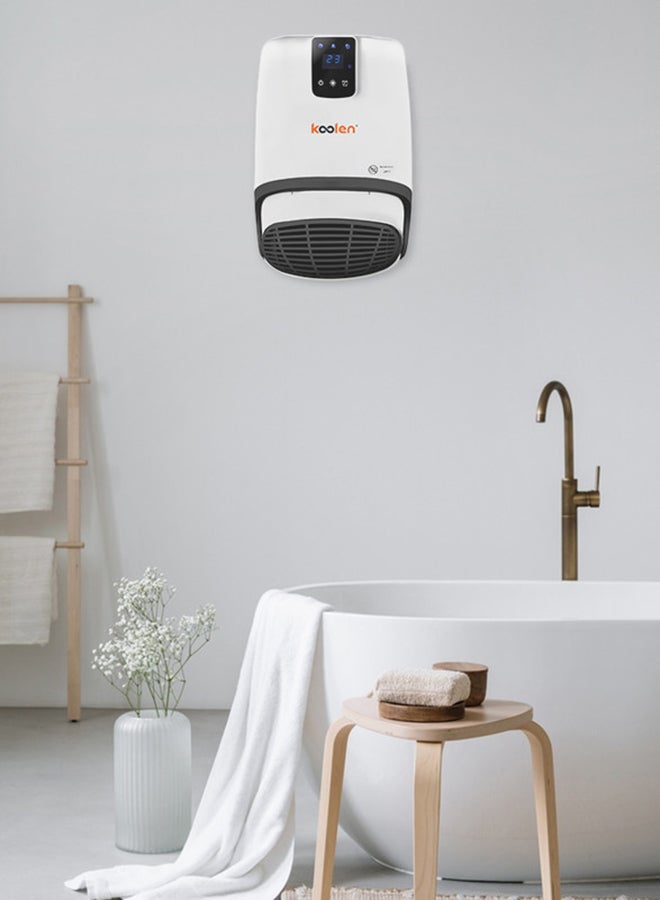 كولن - مدفأة غرفة تركب على الجدار بقدرة 2000 وات 2000 W 807102019 أبيض/ أسود - Image 1