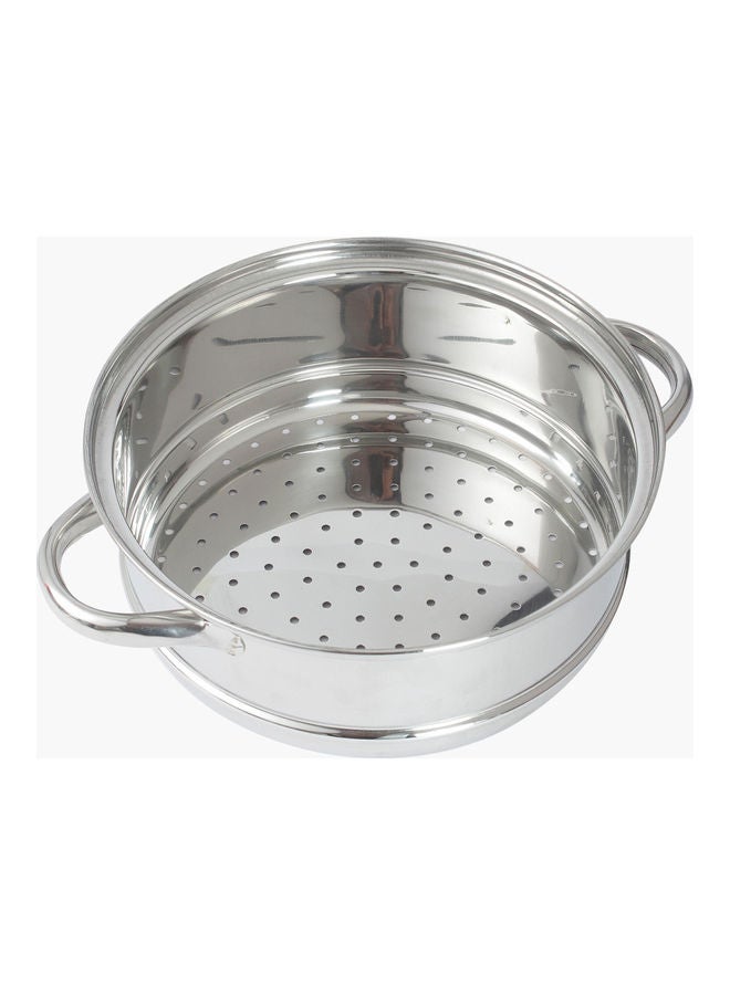 هوم بوكس قدر بخار إستيلو من طبقتين فضي 20سم - Image 4