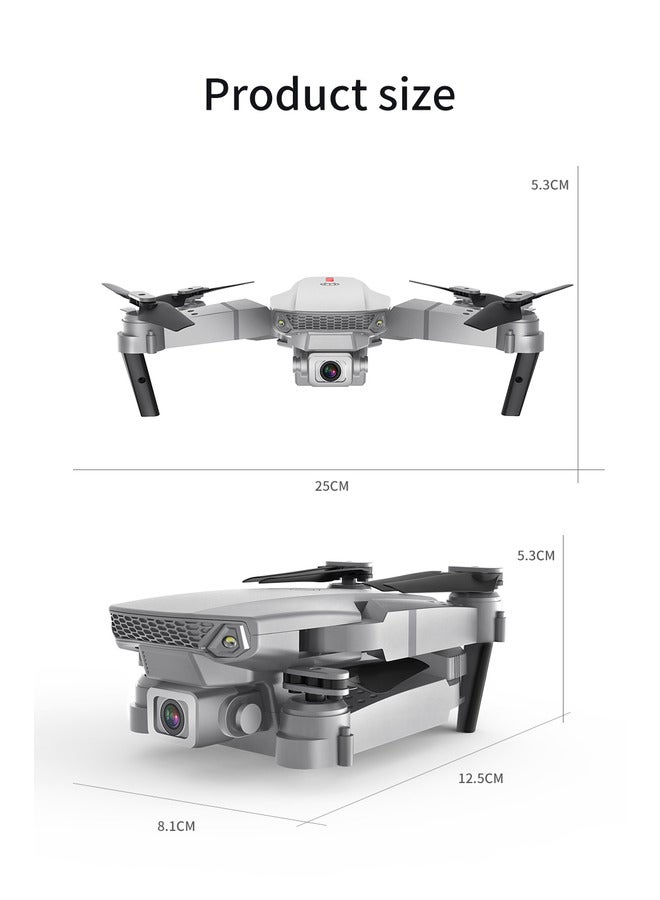 Generic - LS-E525 RC Drone with Camera 4K Drone Dual Camera WiFi FPV Drone Headless Mode Altitude Hold Gesture Photo Video Track Flight 3D Filp RC Qudcopter Assorted - Image 1