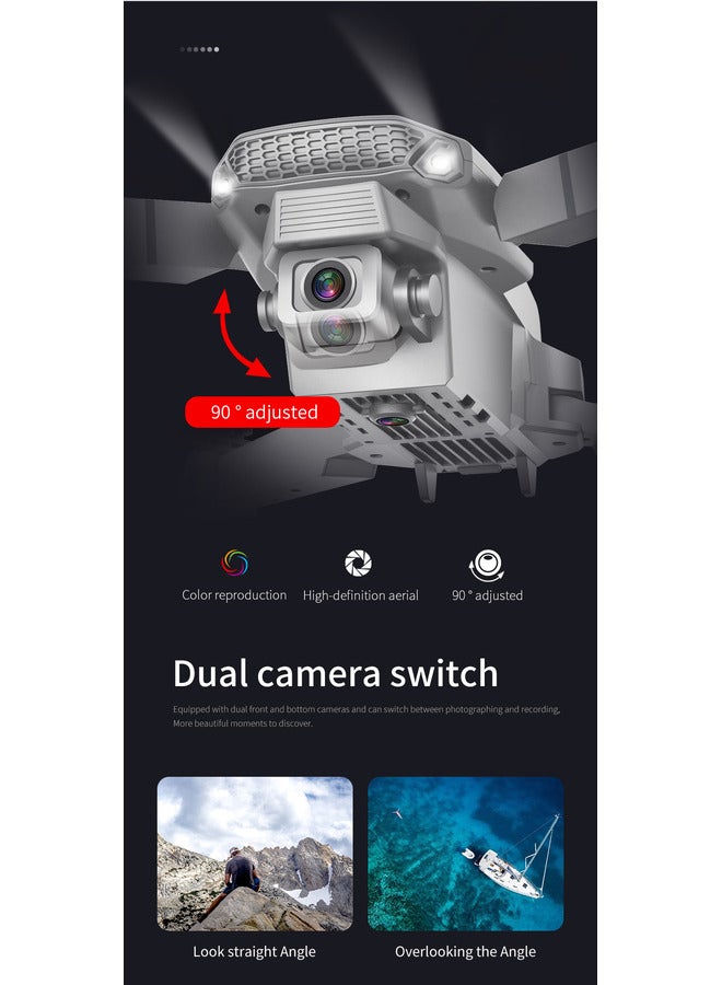 Generic - LS-E525 RC Drone with Camera 4K Drone Dual Camera WiFi FPV Drone Headless Mode Altitude Hold Gesture Photo Video Track Flight 3D Filp RC Qudcopter Assorted - Image 1