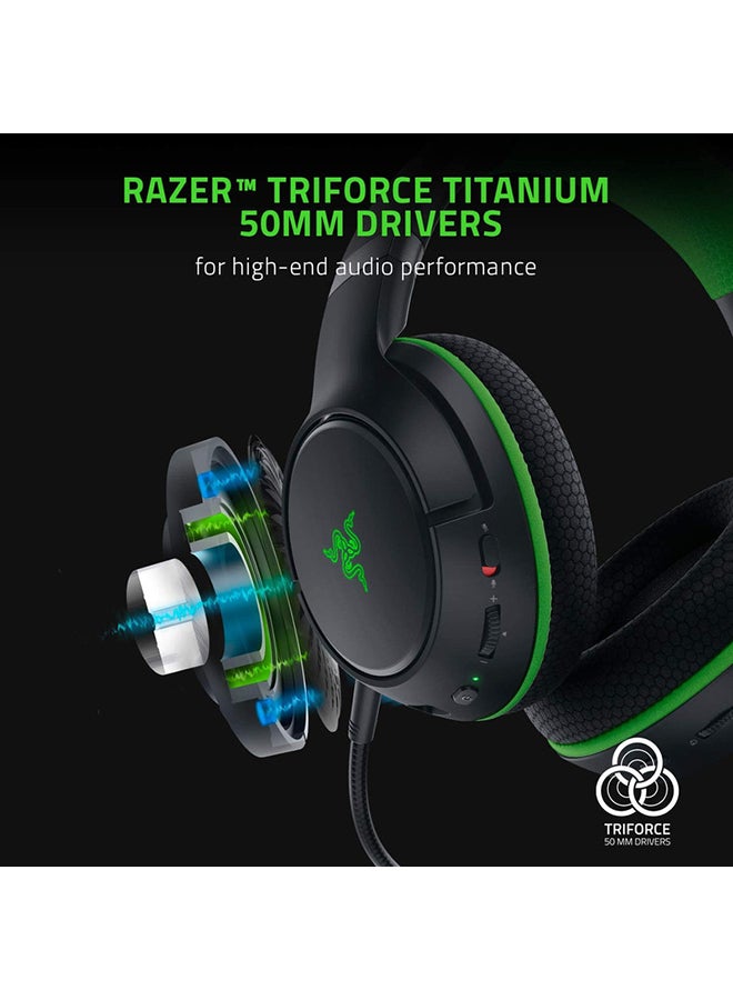 RAZER Razer Kaira Pro Wireless Gaming Headset for Xbox Series X | S, TriForce Titanium 50mm Drivers, Supercardioid Mic, Dedicated Mobile Mic, EQ and Xbox Pairing, Xbox Wireless and Bluetooth 5.0 - Black  - Image 2