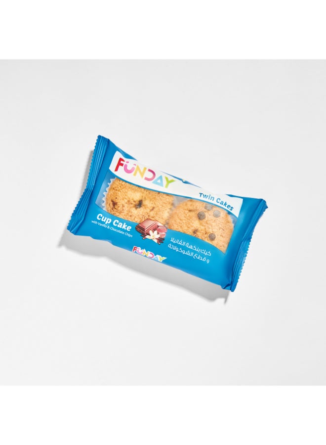 Funday Muffin Twin Cakes With Chocolate Chips 2 Pieces