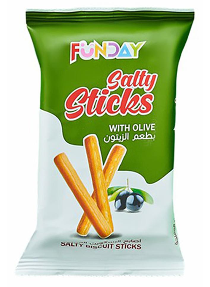 Funday Salty Sticks With Olive 25grams