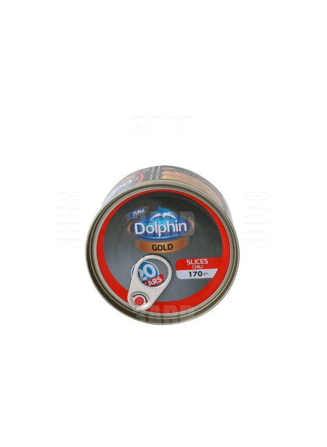 دولفين شرائح تونة ذهبية حارة 170جرام